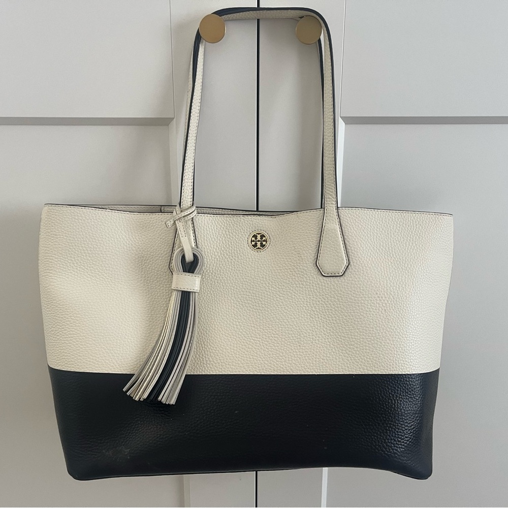 Tory Burch Perry Color Block Tote - image 1